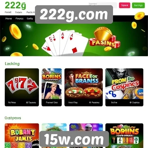 Análise das principais características do site 222g.com