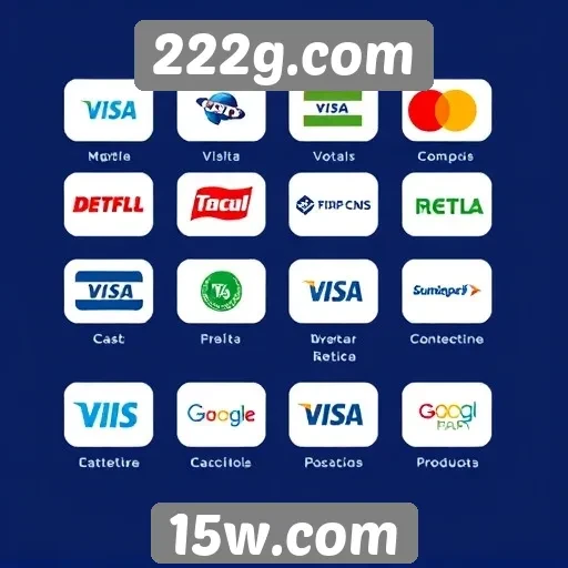 Exploração dos métodos de pagamento disponíveis no 222g.com